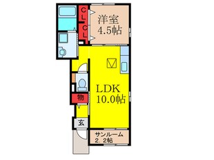 フランメゾンの物件間取画像